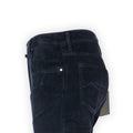 Pants - BARD Medium Rib Velvet Cotton, Modal Stretch Colored Patch