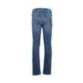 Jeans - BARD Cotton & Lyocell Stretch Suede Turquoise Patch