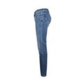 Jeans - BARD Cotton & Lyocell Stretch Suede Turquoise Patch
