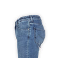 Jeans - BARD Cotton & Lyocell Stretch Suede Turquoise Patch