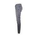 Jeans - NICK Jersey Cotton Stretch Leather Beige Patch