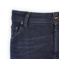 Jeans - NICK Cotton & Lyocell Stretch Suede Brown Patch