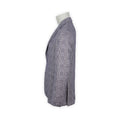Blazer - Prince-Of-Wales Wool & Cotton Single Breasted