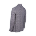 Blazer - Prince-Of-Wales Wool & Cotton Single Breasted