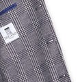 Blazer - Prince-Of-Wales Wool & Cotton Single Breasted