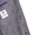 Blazer - Prince-Of-Wales Wool & Cotton Single Breasted