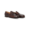 Loafers - LOPEZ Museum Calf Leather & Single Leather Soles + Apron -10012240