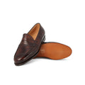 Loafers - LOPEZ Museum Calf Leather & Single Leather Soles + Apron -10012240