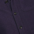 Overshirt - Jersey Wool Double Face Knitted Fabric + Buttoned
