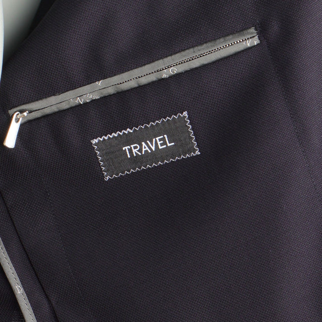 Blazer - Hopsack Tailored Travel Jacket Wool