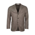 Blazer - Hopsack Wool & Polyester Unfinished Sleeves