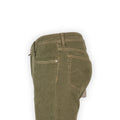 Pants - BARD Brushed Smooth Velvet Cotton Stretch Bicolor Patch