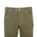 Pants - BARD Brushed Smooth Velvet Cotton Stretch Bicolor Patch