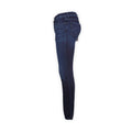 Jeans - BARD Jersey Cotton, Wool & Polyester Stretch Navy & Blue Patch
