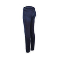 Jeans - BARD Jersey Cotton, Wool & Polyester Stretch Navy & Blue Patch