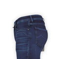 Jeans - BARD Jersey Cotton, Wool & Polyester Stretch Navy & Blue Patch