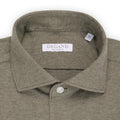 Polo Shirt - Jersey Cotton & Cashmere Single Cuff