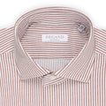 Shirt - Striped Polyamide Stretch Single Cuff
