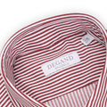 Shirt - Striped Polyamide Stretch Single Cuff