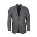 Blazer - Herringbone Flannel Wool Unfinished Sleeves