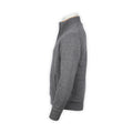 Cardigan - Wool & Polyamide Synthetic Fur-Lined Mock Neck Zipped