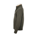 Cardigan - Wool & Polyamide Synthetic Fur-Lined Mock Neck Zipped