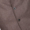 Jacket - Virgin Wool Mao Collar Buttoned