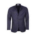 Jacket - Virgin Wool Mao Collar Buttoned