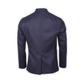 Jacket - Virgin Wool Mao Collar Buttoned