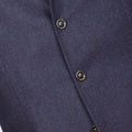 Jacket - Virgin Wool Mao Collar Buttoned