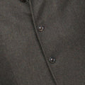 Jacket - Virgin Wool Mao Collar Buttoned