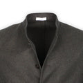 Jacket - Virgin Wool Mao Collar Buttoned