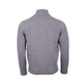 Cardigan - Mottled Merino Wool & Cashmere Mock Neck Zipped