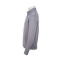 Cardigan - Mottled Merino Wool & Cashmere Mock Neck Zipped