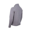 Cardigan - Mottled Merino Wool & Cashmere Mock Neck Zipped