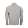 Cardigan - Mottled Merino Wool & Cashmere Mock Neck Zipped