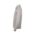 Cardigan - Mottled Merino Wool & Cashmere Mock Neck Zipped