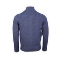 Cardigan - Mottled Merino Wool & Cashmere Mock Neck Zipped
