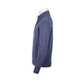 Cardigan - Mottled Merino Wool & Cashmere Mock Neck Zipped