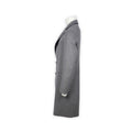 Double-Breasted Coat - Wool, Silk & Cashmere Reversible
