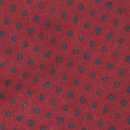 Scarf - Dots Pattern Wool Small Fringes