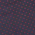 Scarf - Dots Pattern Wool Small Fringes