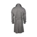 Double-Breasted Trench Coat - Prince-Of-Wales Wool & Polyester Reversible