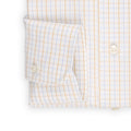 Shirt - Checkered Cotton Single Cuff Regular Fit