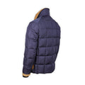 Down Jacket - 4 Ganci Quilted Checked Polyamide, Velvet & Suede Details