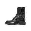 Woman Chelsea Boots - RANGERS FE Windsor & Commando Rubber Soles Lace-Ups + Double-Buckle Strap
