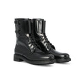Woman Chelsea Boots - RANGERS FE Windsor & Commando Rubber Soles Lace-Ups + Double-Buckle Strap