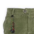 Pants - EVO Large Rib Velvet Cotton Stretch Elastic Waistband + Zip
