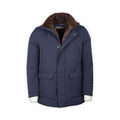 Parka - Polyester Faux Fur-Lined Press Studs + Zipped