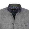 Austrian Jacket - CAJETAN Herringbone New Wool High Collar
